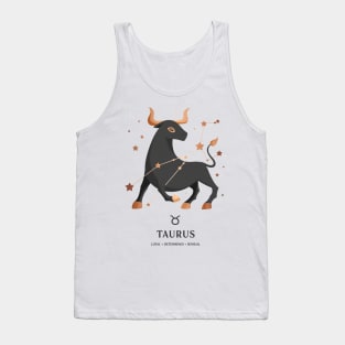 Taurus Constellation Zodiac Series Tank Top